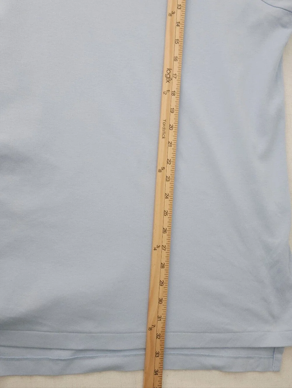 Polo Ralph Lauren Mens 3XB Big Light Blue Pique Polo Shirt Orange Pony Cotton